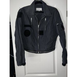 Maison Margiela Zipped Trim Cropped Jacket